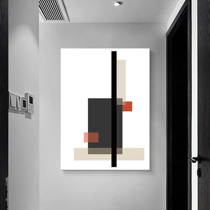 Vivolux | Farbblock Wandkunst Dekor Nordische Ästhetik Texturiertes Hausinterieur Leinwanddruck