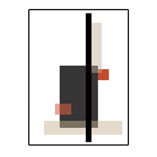 Vivolux | Farbblock Wandkunst Dekor Nordische Ästhetik Texturiertes Hausinterieur Leinwanddruck