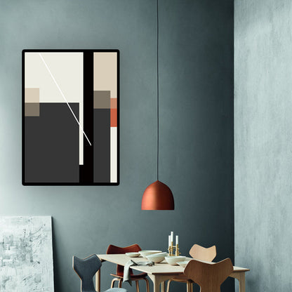 Vivolux | Farbblock Wandkunst Dekor Nordische Ästhetik Texturiertes Hausinterieur Leinwanddruck