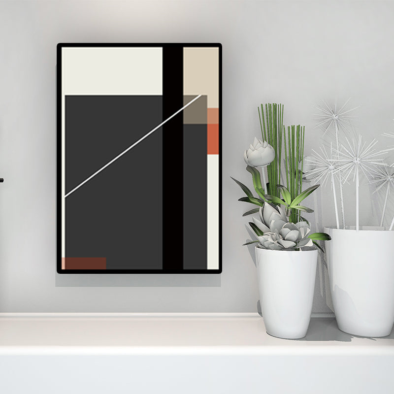 Vivolux | Farbblock Wandkunst Dekor Nordische Ästhetik Texturiertes Hausinterieur Leinwanddruck