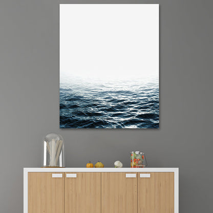 Vivolux | Fotografie Ozean Wasser Leinwand Wandkunst für das Wohnzimmer, Pastellfarbe, Mehrteilig