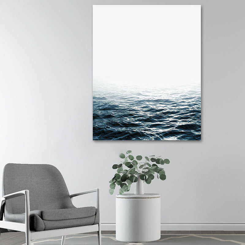 Vivolux | Fotografie Ozean Wasser Leinwand Wandkunst für das Wohnzimmer, Pastellfarbe, Mehrteilig