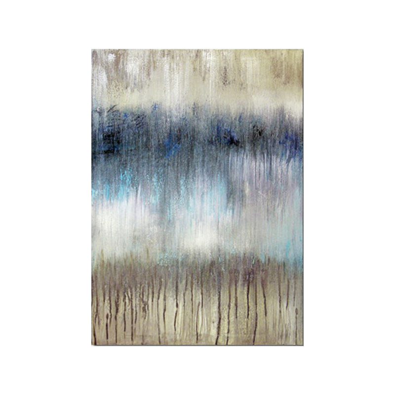 Vivolux | Abstrakte Malerei Wanddekoration Schwarze und Braune Modernistische Leinwandkunst für das Esszimmer