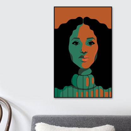 Vivolux | Figurative Schilderkunst Canvas Art Textuuroppervlak Modernistische Woonkamer Wanddecoratie in Zachte Kleur