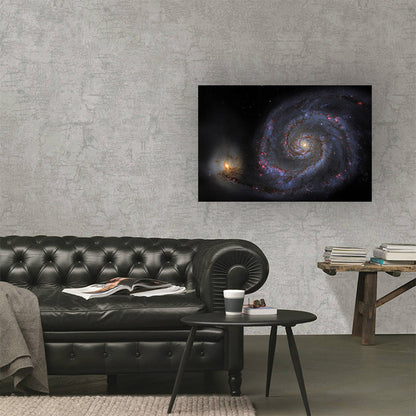 Vivolux | Stunning Melkweg Canvas Print voor Woonkamer Universum Landschap Muurkunst Decor