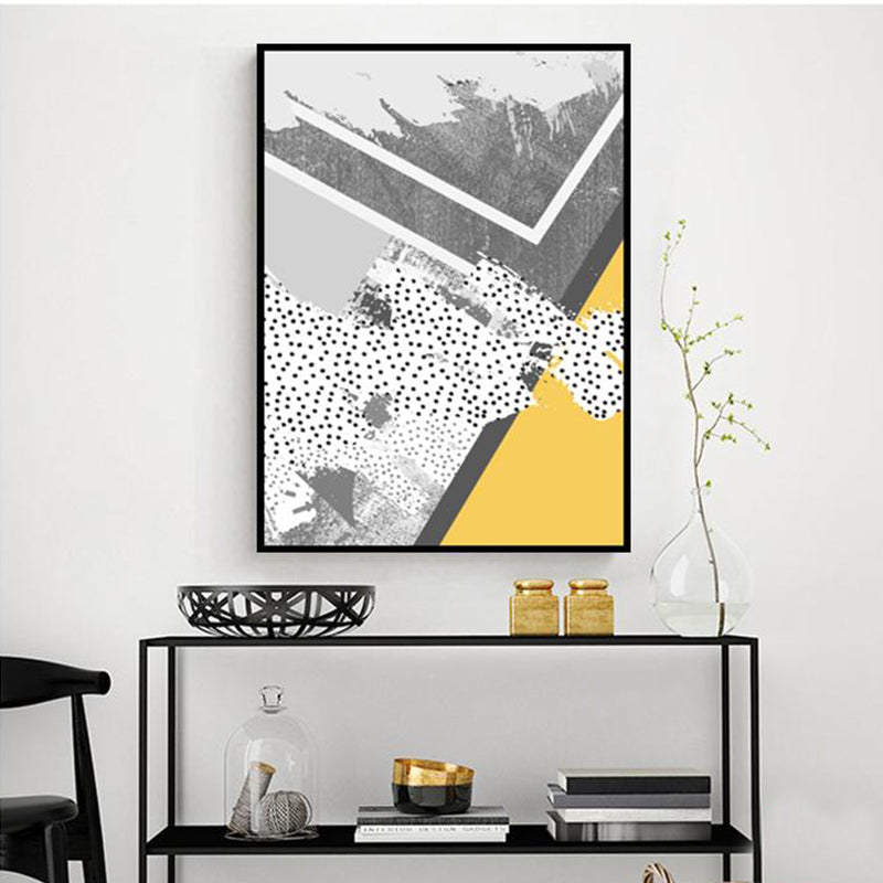 Vivolux | Nordic Abstract Geometric Canvas Kunst Lichtfarbe Textur Wanddekoration für Zuhause