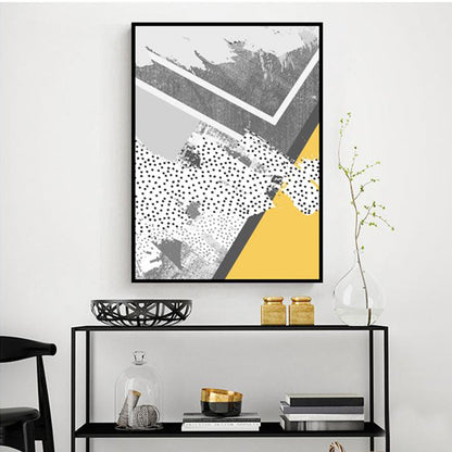 Vivolux | Nordic Abstract Geometric Canvas Kunst Lichtfarbe Textur Wanddekoration für Zuhause