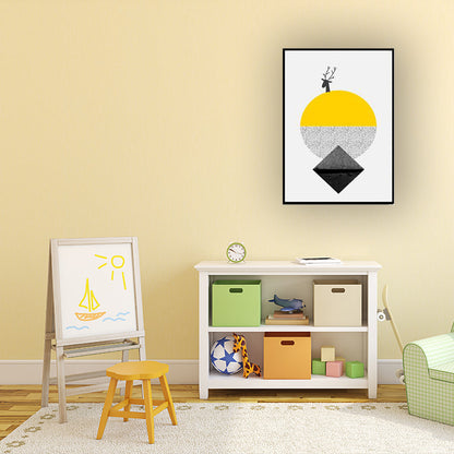 Vivolux | Nordic Abstract Geometric Canvas Kunst Lichtfarbe Textur Wanddekoration für Zuhause