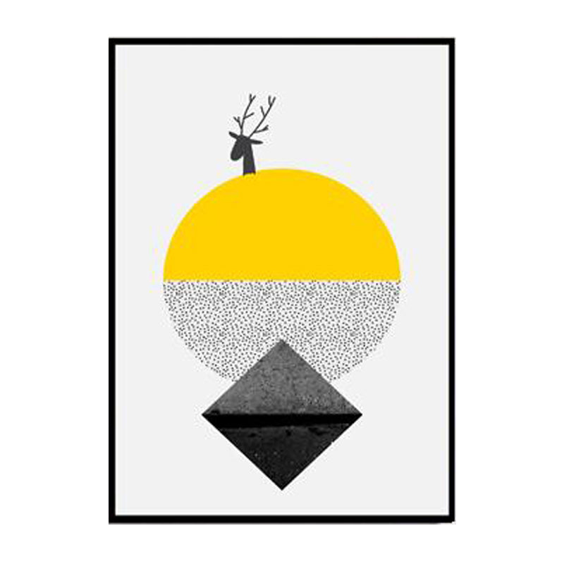 Vivolux | Nordic Abstract Geometric Canvas Kunst Lichtfarbe Textur Wanddekoration für Zuhause