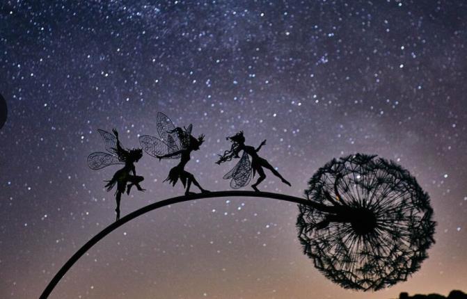 Vivolux | Blumenfeengarten Miniaturskulpturen Feengarten Mythische Feen