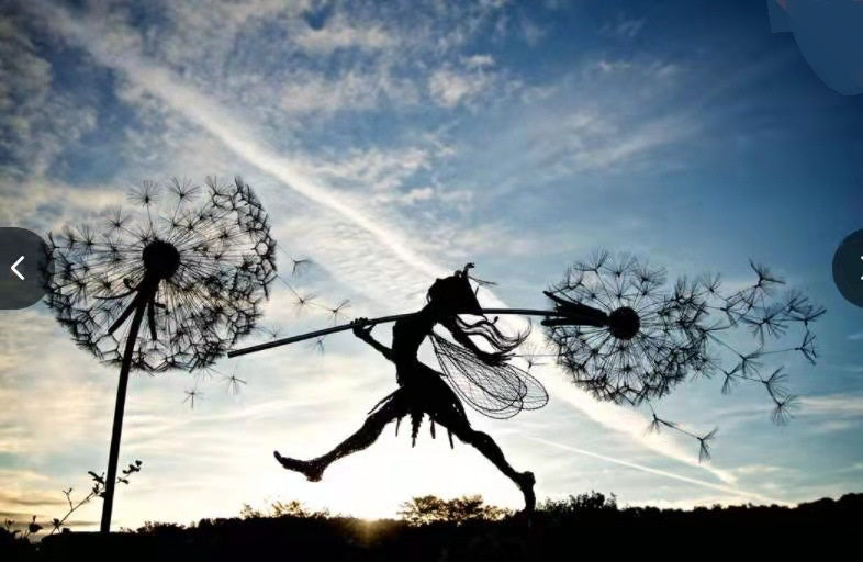 Vivolux | Blumenfeengarten Miniaturskulpturen Feengarten Mythische Feen