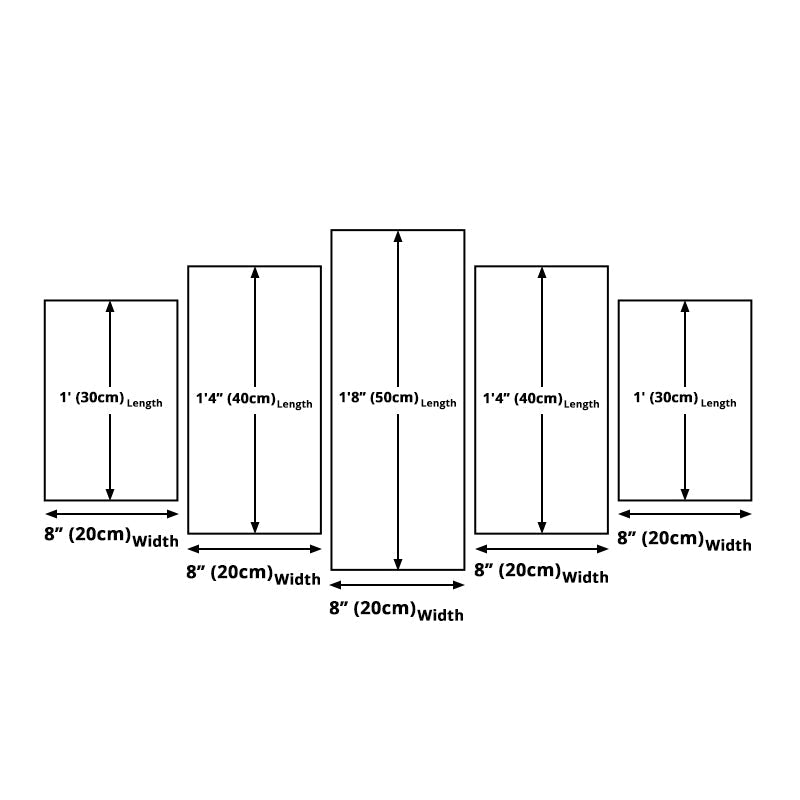 Vivolux | Brooklyn Bridge Wandkunst Deko für Zuhause Nachthimmel Stadtlandschaft Leinwand in Schwarz, Mehrteilig