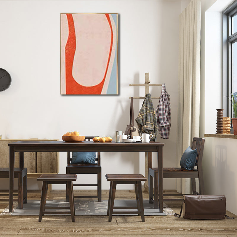 Vivolux | Leinwand-texturiertes Wandkunst nordische Modefigur Wanddekoration in sanften Farben für das Zuhause