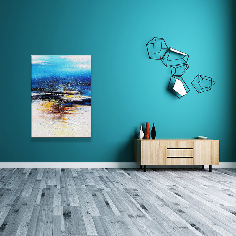 Vivolux | Leinwand Texturiertes Gemälde Modernismus Abstraktes Muster Wandkunst für Wohnzimmer