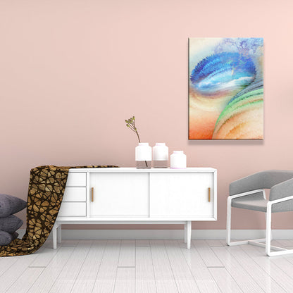 Vivolux | Leinwand Texturiertes Gemälde Modernismus Abstraktes Muster Wandkunst für Wohnzimmer