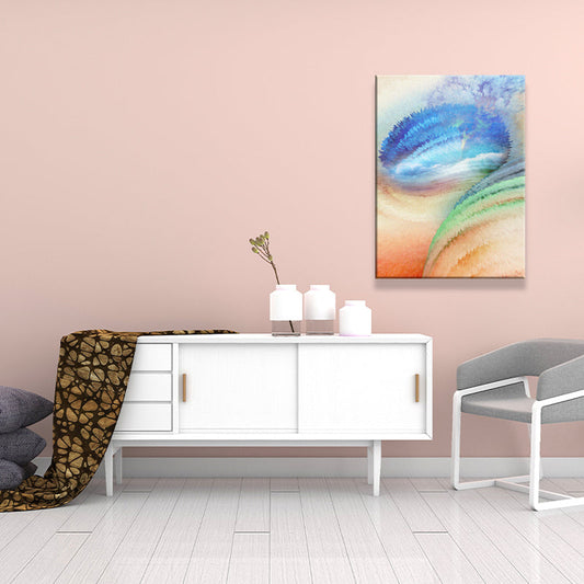 Vivolux | Leinwand Texturiertes Gemälde Modernismus Abstraktes Muster Wandkunst für Wohnzimmer