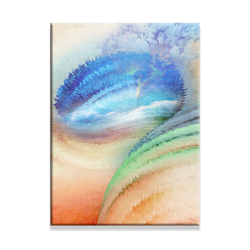 Vivolux | Leinwand Texturiertes Gemälde Modernismus Abstraktes Muster Wandkunst für Wohnzimmer