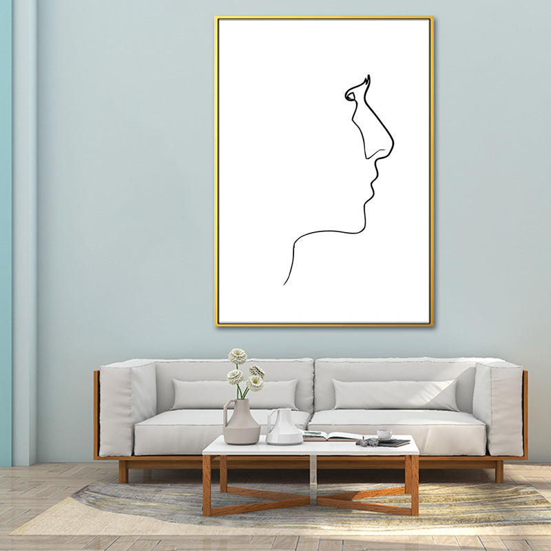 Vivolux | Figurenbild Wanddekoration Skandinavisch Texturiert Mädchen Schlafzimmer Malerei, Mehrere Größen