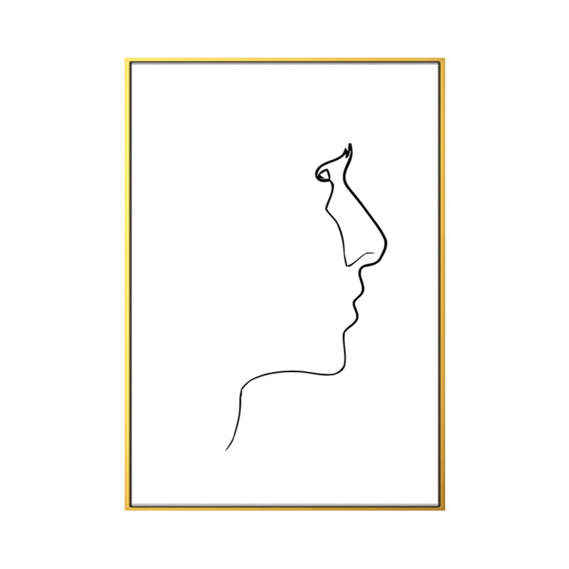 Vivolux | Figurenbild Wanddekoration Skandinavisch Texturiert Mädchen Schlafzimmer Malerei, Mehrere Größen