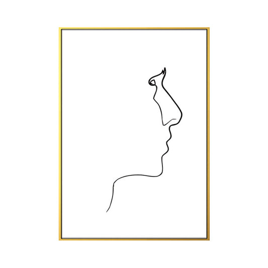 Vivolux | Figurenbild Wanddekoration Skandinavisch Texturiert Mädchen Schlafzimmer Malerei, Mehrere Größen