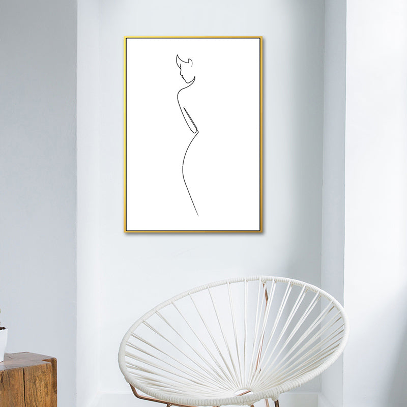 Vivolux | Figurenbild Wanddekoration Skandinavisch Texturiert Mädchen Schlafzimmer Malerei, Mehrere Größen