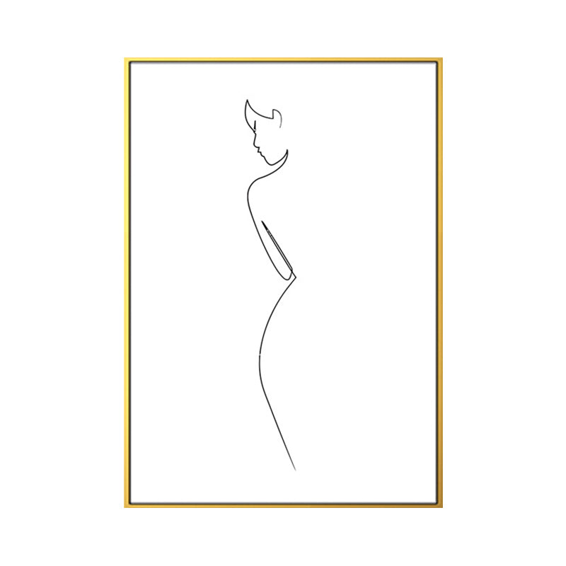 Vivolux | Figurenbild Wanddekoration Skandinavisch Texturiert Mädchen Schlafzimmer Malerei, Mehrere Größen