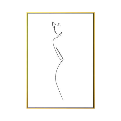 Vivolux | Figurenbild Wanddekoration Skandinavisch Texturiert Mädchen Schlafzimmer Malerei, Mehrere Größen