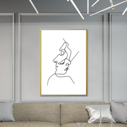 Vivolux | Figurenbild Wanddekoration Skandinavisch Texturiert Mädchen Schlafzimmer Malerei, Mehrere Größen