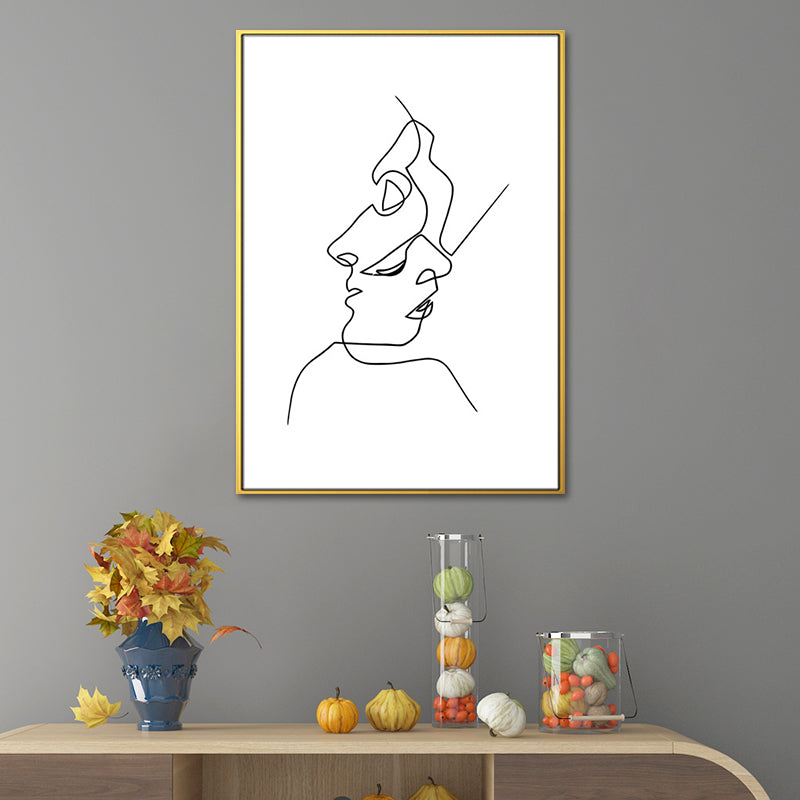 Vivolux | Figurenbild Wanddekoration Skandinavisch Texturiert Mädchen Schlafzimmer Malerei, Mehrere Größen