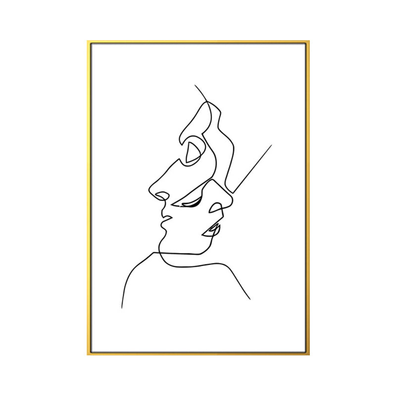 Vivolux | Figurenbild Wanddekoration Skandinavisch Texturiert Mädchen Schlafzimmer Malerei, Mehrere Größen