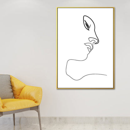 Vivolux | Figurenbild Wanddekoration Skandinavisch Texturiert Mädchen Schlafzimmer Malerei, Mehrere Größen