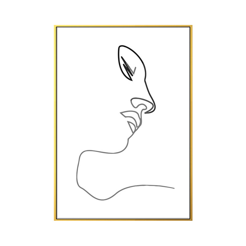 Vivolux | Figurenbild Wanddekoration Skandinavisch Texturiert Mädchen Schlafzimmer Malerei, Mehrere Größen