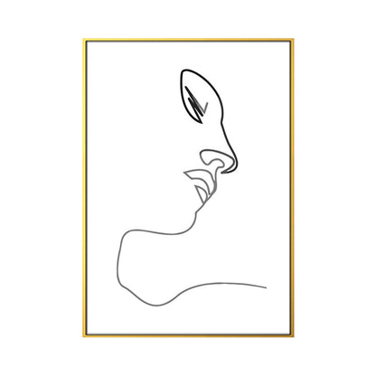 Vivolux | Figurenbild Wanddekoration Skandinavisch Texturiert Mädchen Schlafzimmer Malerei, Mehrere Größen