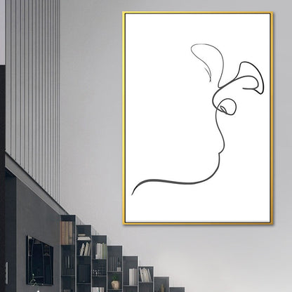 Vivolux | Figurenbild Wanddekoration Skandinavisch Texturiert Mädchen Schlafzimmer Malerei, Mehrere Größen