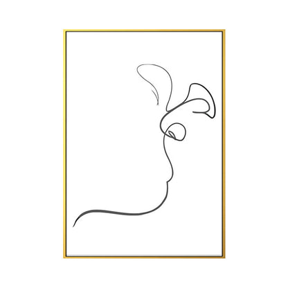 Vivolux | Figurenbild Wanddekoration Skandinavisch Texturiert Mädchen Schlafzimmer Malerei, Mehrere Größen