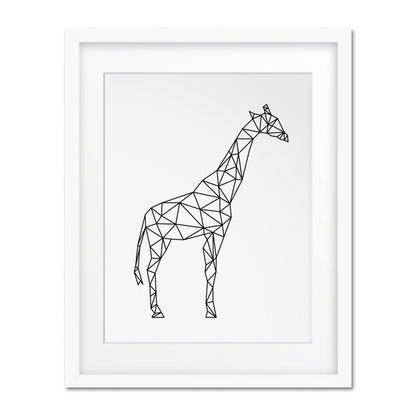 Vivolux | Leinwand-texturierten Wanddekoration skandinavischer Stil Kohlezeichnungen Tiere Malerei