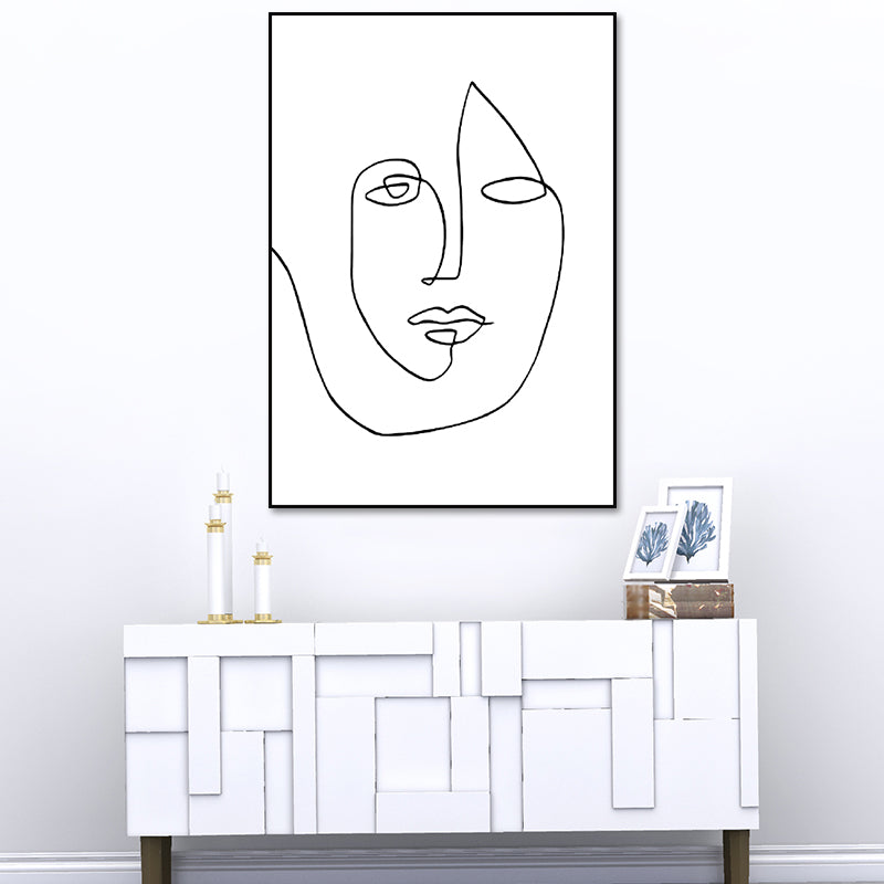 Vivolux | Skandinavischer Stil Neuheiten Figuren Kunst in Weiß Texturiert Wanddekoration für das Wohnzimmer