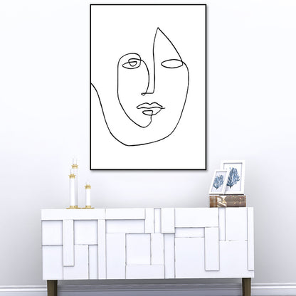 Vivolux | Skandinavischer Stil Neuheiten Figuren Kunst in Weiß Texturiert Wanddekoration für das Wohnzimmer