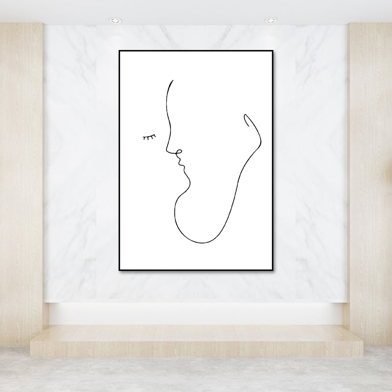 Vivolux | Skandinavischer Stil Neuheiten Figuren Kunst in Weiß Texturiert Wanddekoration für das Wohnzimmer