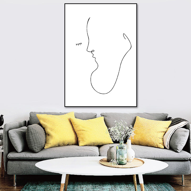 Vivolux | Skandinavischer Stil Neuheiten Figuren Kunst in Weiß Texturiert Wanddekoration für das Wohnzimmer