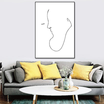 Vivolux | Skandinavischer Stil Neuheiten Figuren Kunst in Weiß Texturiert Wanddekoration für das Wohnzimmer