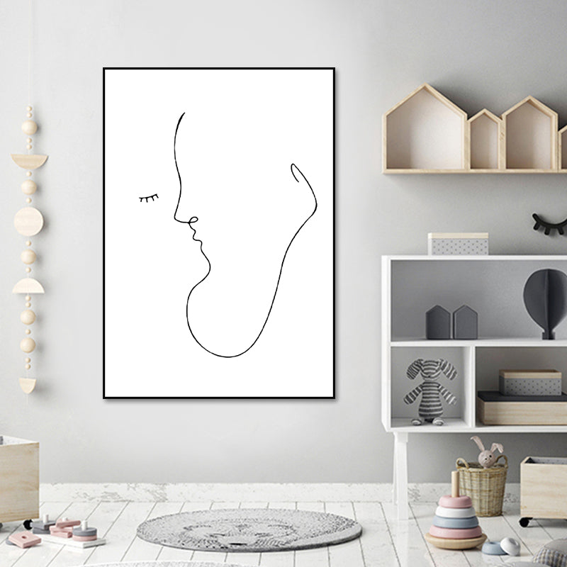 Vivolux | Skandinavischer Stil Neuheiten Figuren Kunst in Weiß Texturiert Wanddekoration für das Wohnzimmer