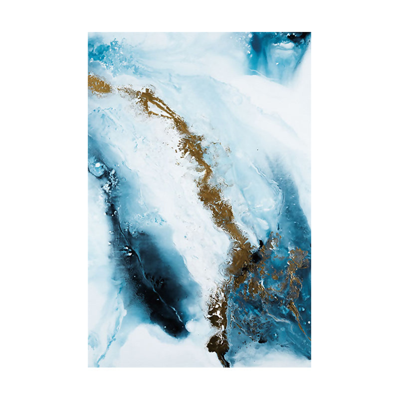 Vivolux | Dunkle Farbe Abstraktes Druck Leinwand Wandkunst Texturierte Oberfläche Malerei für Wohnzimmer