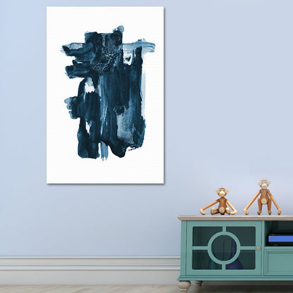 Vivolux | Dunkle Farbe Abstraktes Druck Leinwand Wandkunst Texturierte Oberfläche Malerei für Wohnzimmer