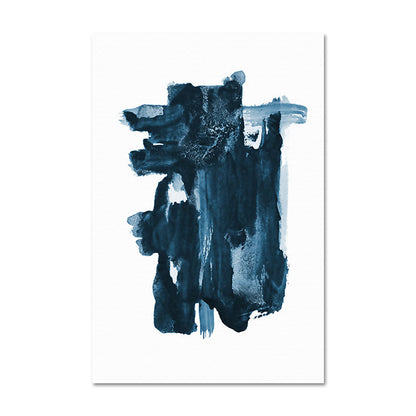 Vivolux | Dunkle Farbe Abstraktes Druck Leinwand Wandkunst Texturierte Oberfläche Malerei für Wohnzimmer