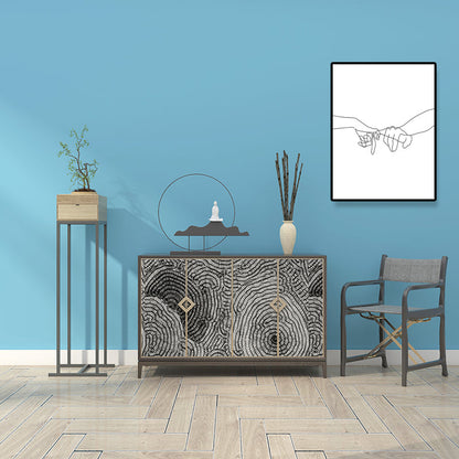 Vivolux | Leinwand Weißes Gemälde Nordische Kohlezeichnungen Hand in Hand Wanddekoration, Mehrere Größen