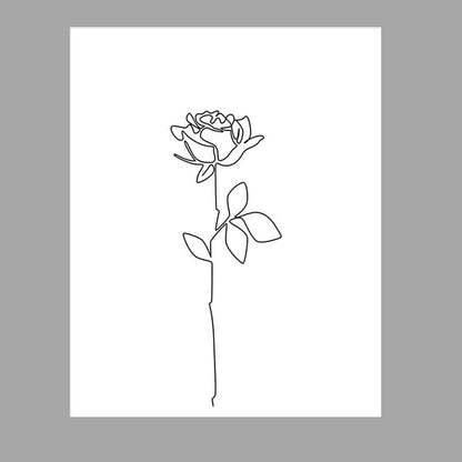 Vivolux | Leinwand Weißes Gemälde Nordische Kohlezeichnungen Hand in Hand Wanddekoration, Mehrere Größen