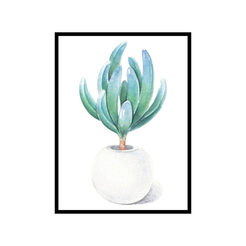 Vivolux | Nordic Bonsai Kunstdruck Leinwand Texturiert Pastellfarbe Wanddekoration für Wohnzimmer