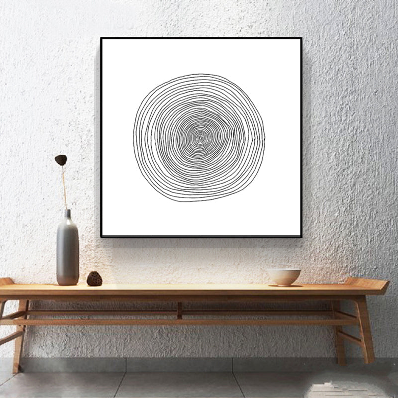 Vivolux | Texturiertes geometrisches Muster Malerei Nordischer Stil Leinwand Wandkunst Dekor, verschiedene Größen