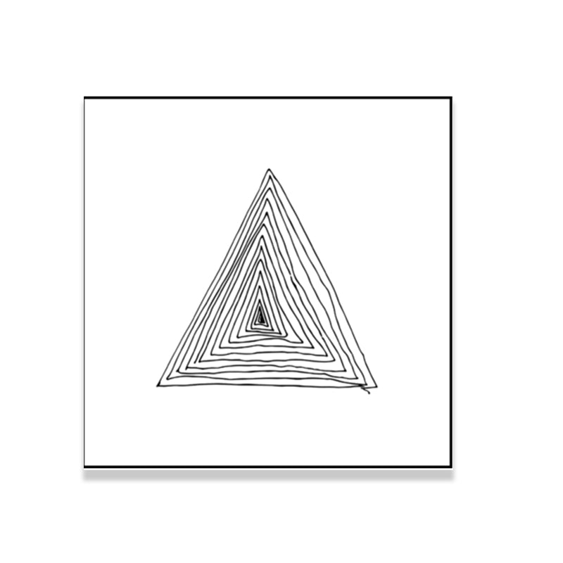 Vivolux | Texturiertes geometrisches Muster Malerei Nordischer Stil Leinwand Wandkunst Dekor, verschiedene Größen